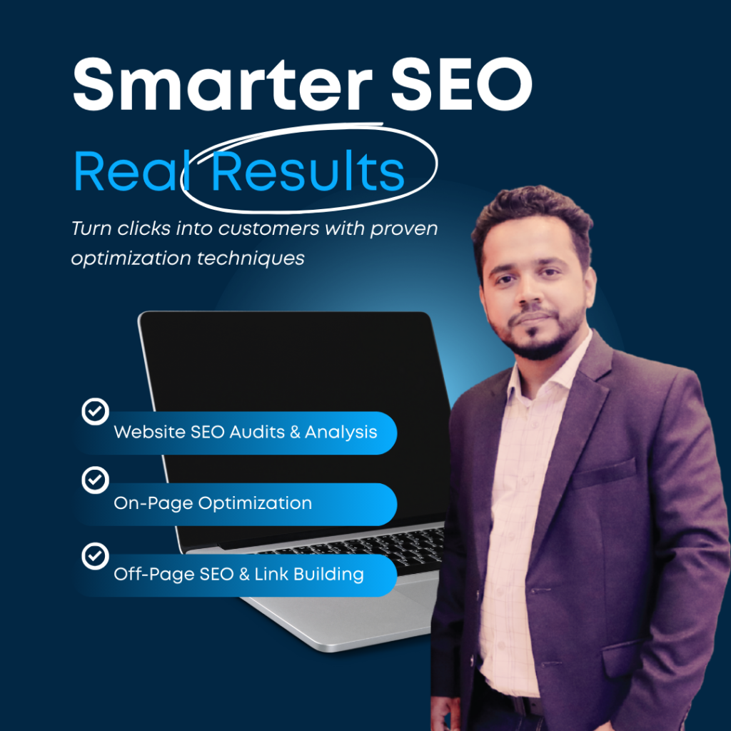 Blue Modern SEO Services Instagram Post